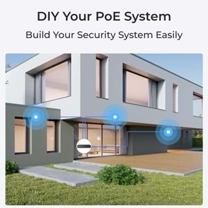 REOLINK 12MP Bullet 2.8mm Renkli IP Kamera IP67 P344