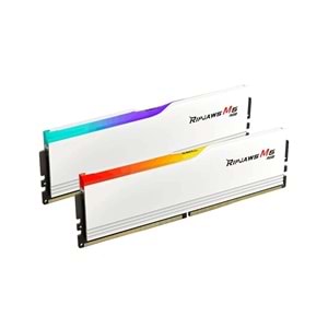GSKILL 32GB (2X 16GB) DDR5 6000MHZ CL36 DUAL KIT RGB PC RAM RIPJAWS M5 F5-6000J3636F16GX2-RM5RW BEYAZ