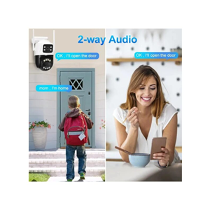 AVENIR 4MP PTZ Speed Dome Çift Kameralı Wıfı Kablosuz IP Kamera AV-S304