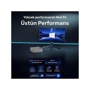 RAXIUS MP AD16 İ5 XE-134P001 CORE i5 1340P 8GB RAM 512GB NVME O/B UHD FDOS MINI PC