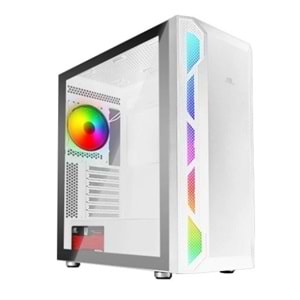 POWERBOOST 650W 80+ PB-P3701BW MESH GAMING ATX PC Kasası Beyaz