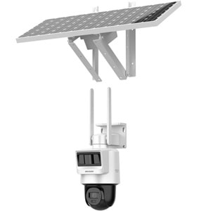 HIKVISION 4MP PT Speed Dome 2.8mm Pan-Tilt Solar IP Kamera (4G Sim Kart Destekli) DS-2DE2C400IWG-K/4G/C09S20