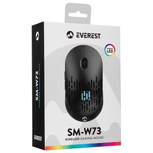 EVEREST SM-W73 Kablosuz + Bluetooth Siyah Mouse