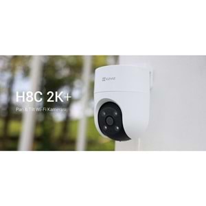 EZVIZ 2MP Dome 4mm Wıfı Kablosuz IP Kamera H8C