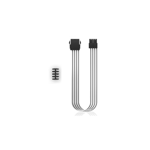 DEEPCOOL EC300-CPU8P-WH 8-Pin (4+4) CPU Örgülü Uzatma Kablosu (Beyaz)