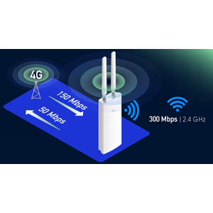 CUDY LT400 Outdoor N300 Harici 4G LTE Router 