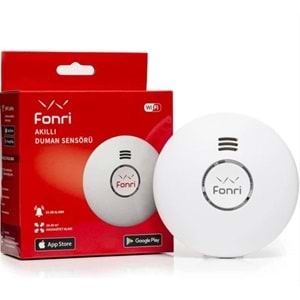 FONRI Wıfı Kablosuz Akıllı Duman Sensörü