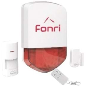 Fonri 1G Kablosuz Akıllı Ev/Ofis Alarm Seti (Panel + PIR + Manyetik Kontak + Kumanda)