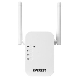 Everest EWR-N302 2.4GHz 300Mbps 1xWAN/LAN Port 2x2dBi Anten Repeater+AP Kablosuz Menzil Genişletici