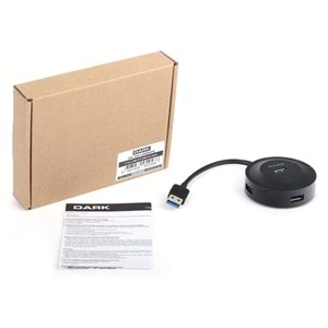 DARK 4port DK-AC-USB344 USB 3.0 Siyah USB Çoklayıcı Hub