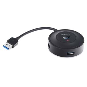 DARK 4port DK-AC-USB344 USB 3.0 Siyah USB Çoklayıcı Hub