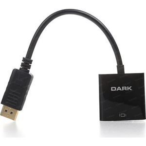 DARK DK-HD-ADPXVGA 0.15metre DP-VGA (D) Görüntü Adaptörü Siyah 