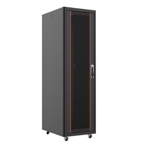 AGER 32U 600x800mm Dikili Tip Siyah Kabinet Vega AG-VB32U6080S1 Cam Kapak 