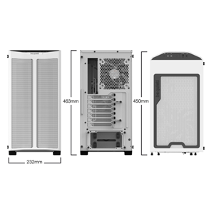BEQUIET Pure Base 500DX BGW38 Gamin Mid-Tower PC Kasası Beyaz