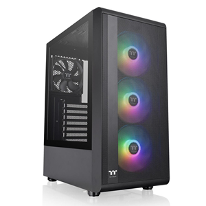 THERMALTAKE 550w 80+ S200 TG CA-3X2-55M1WE-00 3-ARGB FANLI Gaming Mid Tower PC Kasası