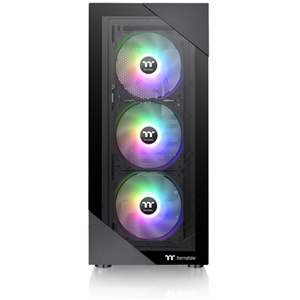 THERMALTAKE 650W 80+ View 200 TG CA-3X3-65M1WE-00 4-ARGB Fanlı Gaming Mid-Tower PC Kasası
