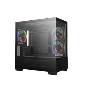 DEEPCOOL CG380-3F Gaming Micro-Tower Pc Kasası 3-Fanlı