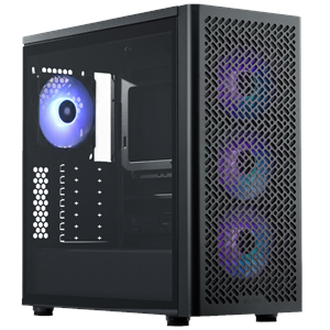 COOLERMASTER 750w 80+ Gold Elite 502 TG E502-KGNN75-S00 Gaming Mid-Tower PC Kasası
