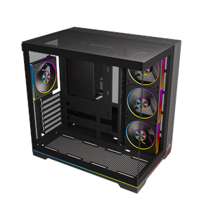 GAMEBOOSTER 850W 80+ BRONZE NYVRA SYNC JBST-GBJML08 4-ARGB Fanlı Gaming Mid-Tower PC Kasası