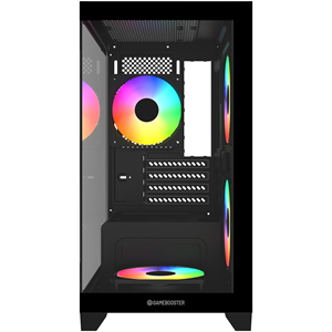 GAMEBOOSTER 600W GB-M6001B 4-Rainbow Fanlı Gaming Mid-Tower PC Kasası