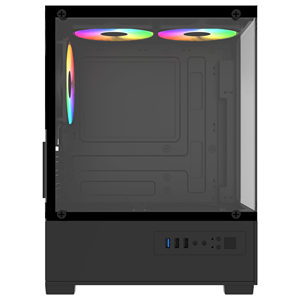 POWERBOOST 500W PB-M5001B 3-Rainbow Fanlı Micro-Tower PC Kasası