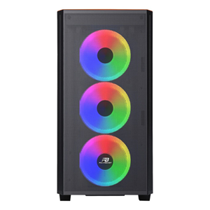 POWERBOOST PB-P2252BP 4-ARGB Fanlı Gaming Mid-Tower PC Kasası Mor-Siyah