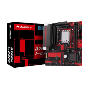 MAXUN B760M I-CAFE DDR5 HDMI-DP PCIE 5.0 1700p mATX