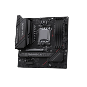 MAXUN TERMINATOR B850M DARK WIFI6 DDR5 HDMI-DP TYPEC PCIE 5.0 AM5 mATX