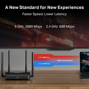 MERCUSYS MR25BE Wıfı7 BE3600 Dual Band Router