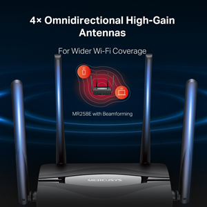 MERCUSYS MR25BE Wıfı7 BE3600 Dual Band Router