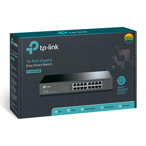 TP-LINK 16port Gigabit Yönetilebilir Switch TL-SG1016DE
