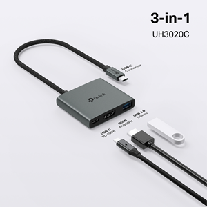 TP-LINK UH3020C USB Type C 3-Port Hub (HDMI+USB3.0+PD100W)
