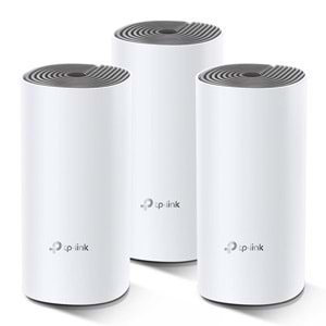 TP-LINK DECO E4-3P WIFI5 AC1200 Dual Band Mesh Router 3-lü set