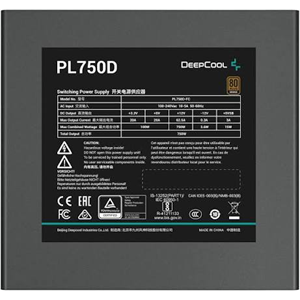 DEEPCOOL 750w 80+ Bronze PL750-D PCIe 5.0 Power Supply