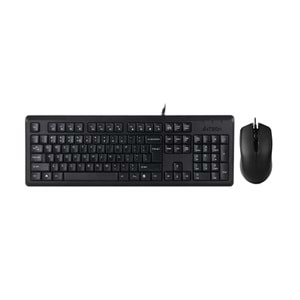 A4 TECH KR-9276 USB Q Trk Optic Mouse Suya Dayanıklı Siyah Multimedya Klavye