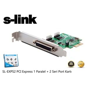 S-link SL-EXPS2 PCI Express 1 Paralel + 2 Seri Port Kartı