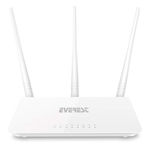 EVEREST EWR-F303 300mbps N300 2.4GHZ Mesafe Genişletici EV Ofis Tipi Router Router