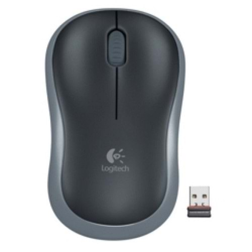 LOGITECH M185 Kablosuz Optic Siyah/Gri Mouse 910-002235