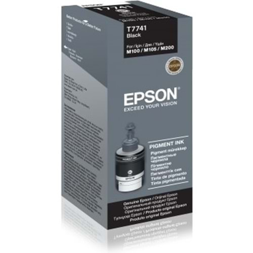 EPSON C13T77414A T774 Siyah Tanklı Sistem Mürekkebi