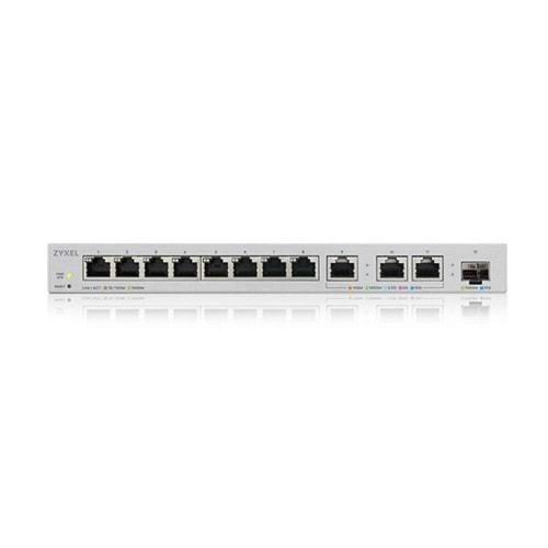 ZyXEL 12port XGS1250-12 GIGABIT-2X 10 GIGABIT Yönetilebilir Switch Masaüstü