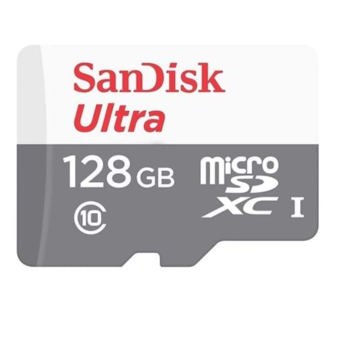 SANDISK MicroSD 128GB Ultra SDSQUNR-128G-GN6MN Hafıza Kartı