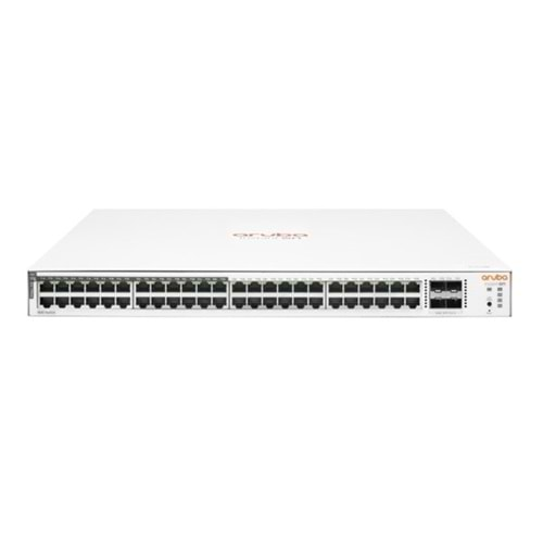 ARUBA 48port 370w 24port PoE Instant On 1830-48G JL815A GIGABIT 4X SFP Yönetilebilir Switch RackMount