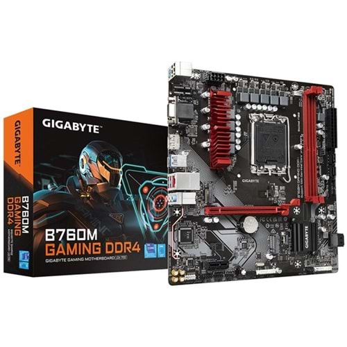 GIGABYTE B760M GAMING DDR4 HDMI DP PCIe 16X v4.0 1700p mATX