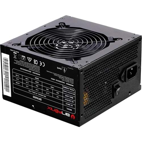 BITFENIX 600W 80+ BP-BP600ALNN-9R 12cm Fanlı Power Supply