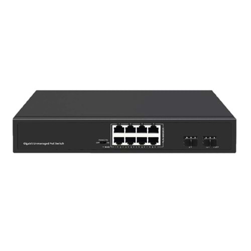 ODS 8port 120w FULL PoE 08ODS-8P2S GIGABIT 2X SFP Yönetilemez Switch ODS 8port 120w FULL PoE 08ODS-8P2S GIGABIT 2X SFP Yönetilemez Switch