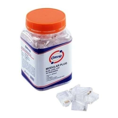 ORING CAT6 U/UTP RJ45 100'lü Kutu Modular Plug 3U ORING CAT6 U/UTP RJ45 100'lü Kutu Modular Plug 3U