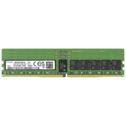 SAMSUNG DDR5 ECC RDIMM 32GB 4800MHz M321R4GA0BB0-CQK 2Rx8 Sunucu Ram