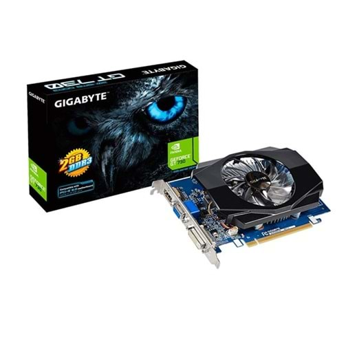 GIGABYTE GT730 2GB GV-N730D3-2GI DDR3 64bit HDMI DVI PCIe 16X v2.0 Kutu Açık (Outlet)