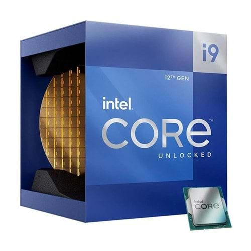 INTEL CORE i9 12900K 30MB 16çekirdekli O/B UHD VGA 1700p 125w Kutulu+Fansız