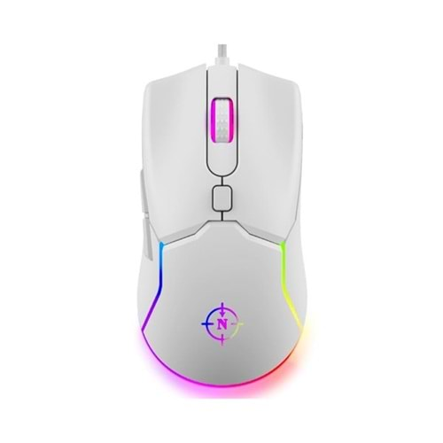 NORTH Air White Professional USB 7200dpi Gaming Beyaz Mouse RGB